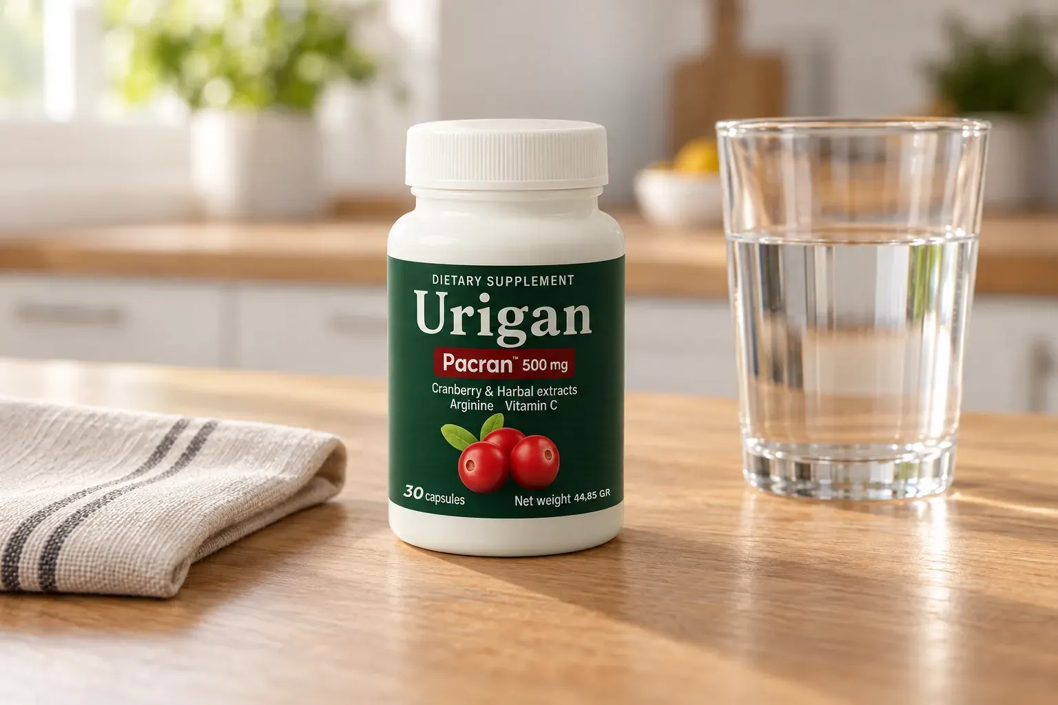 Urigan — opakowanie na co dzień