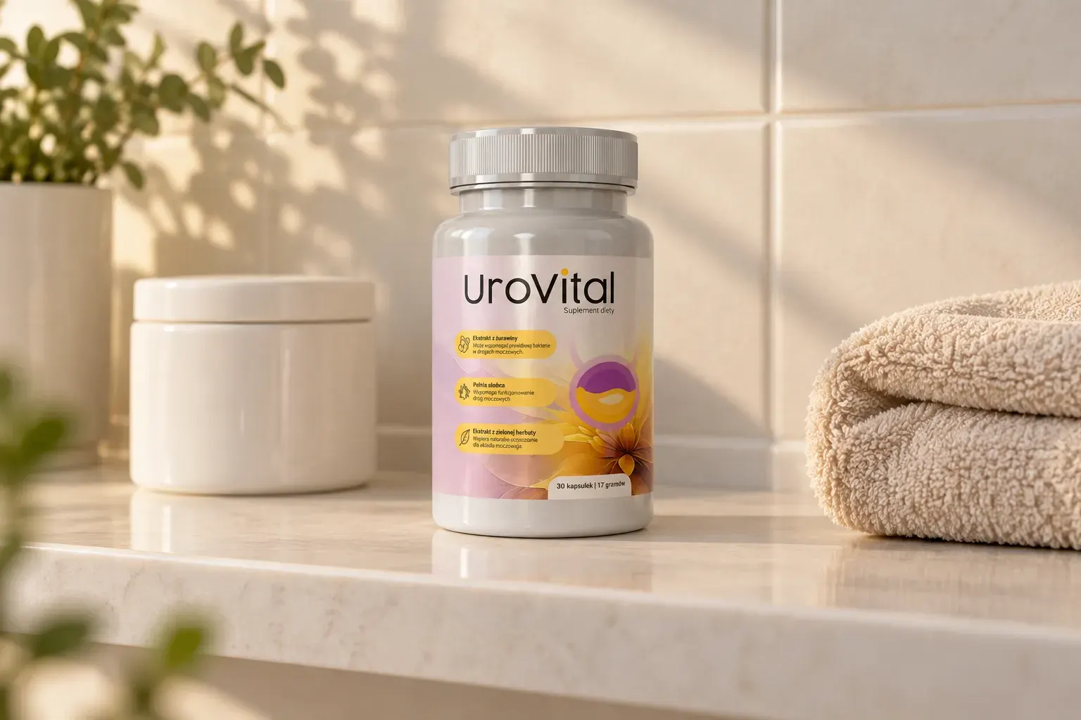 UroVital — opakowanie na co dzień